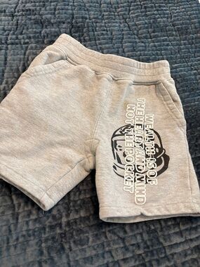 Billionaire Boys Club Grey Graphic Logo Shorts